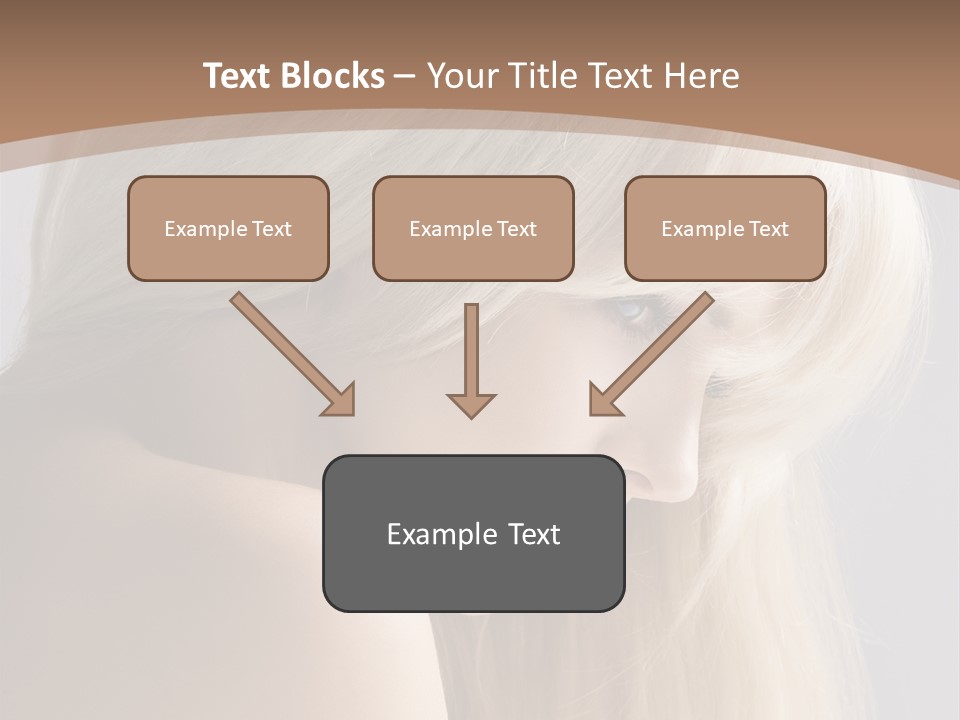 Back Desire Hair PowerPoint Template