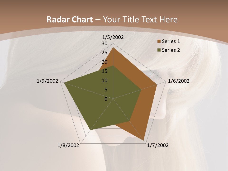 Back Desire Hair PowerPoint Template