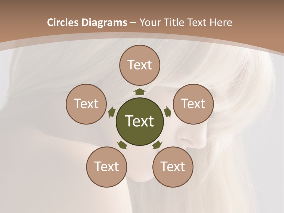 Back Desire Hair PowerPoint Template