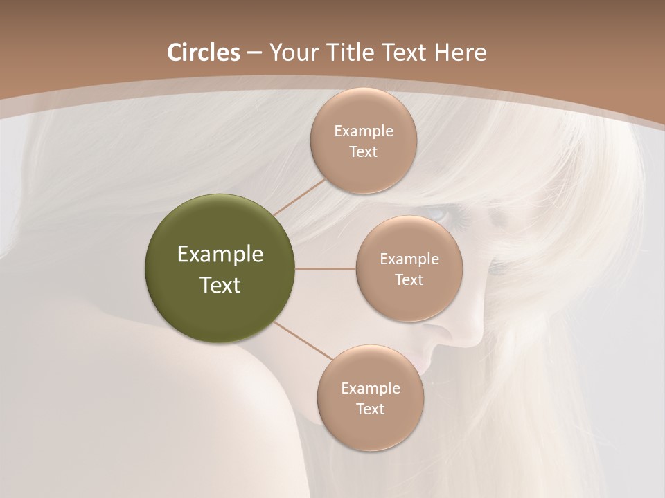 Back Desire Hair PowerPoint Template