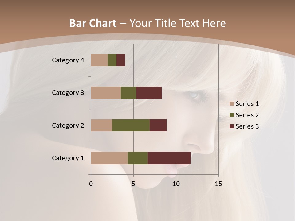 Back Desire Hair PowerPoint Template