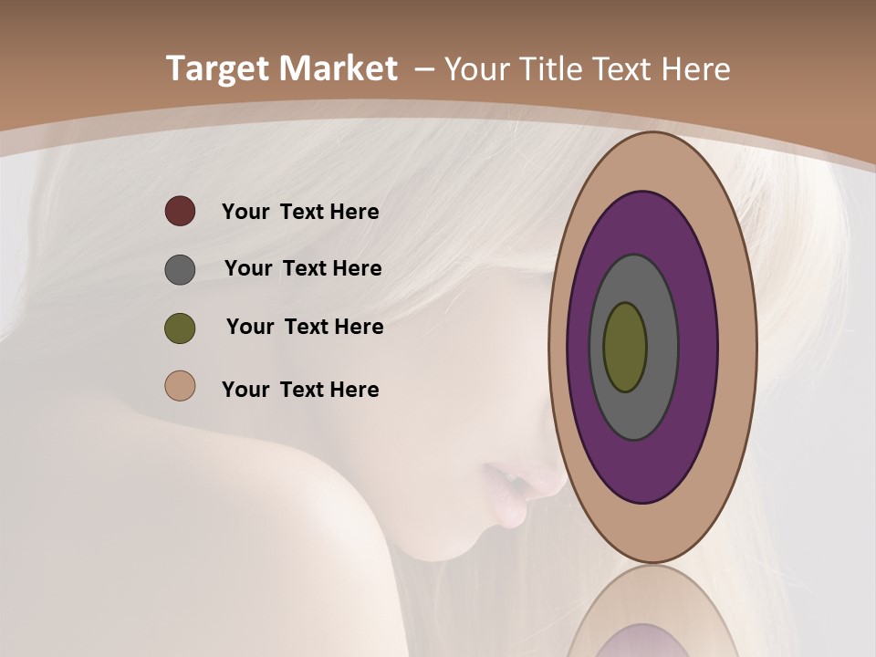 Back Desire Hair PowerPoint Template