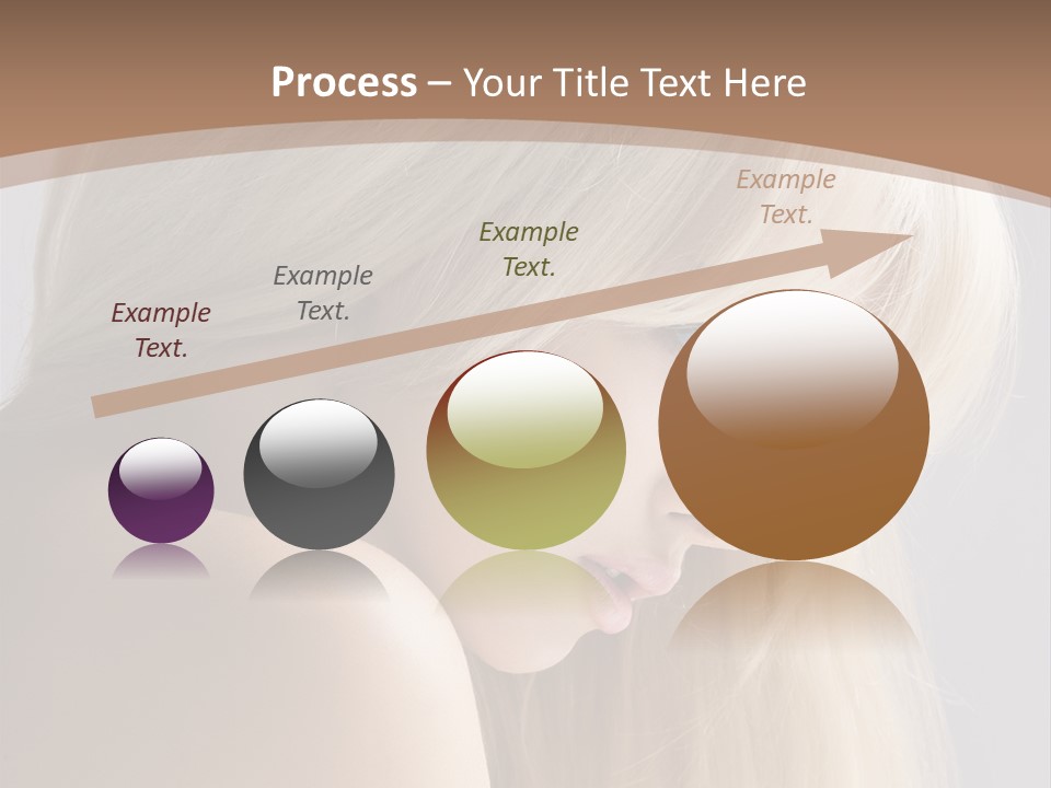 Back Desire Hair PowerPoint Template