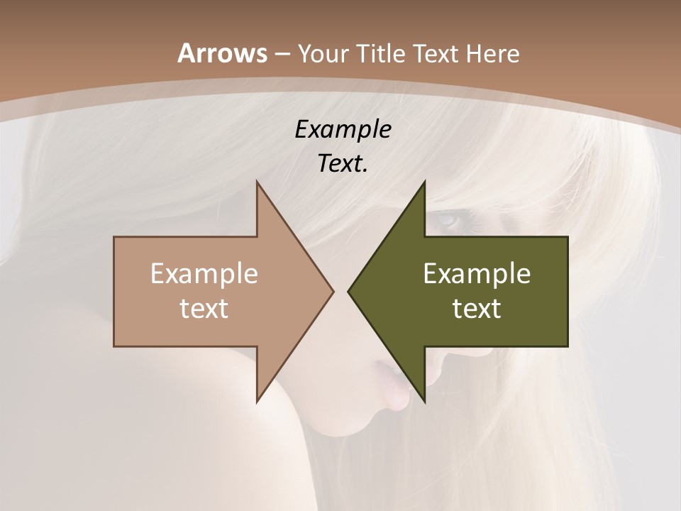 Back Desire Hair PowerPoint Template