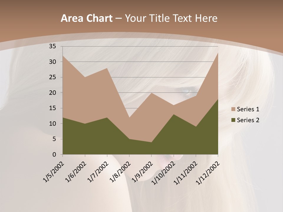 Back Desire Hair PowerPoint Template