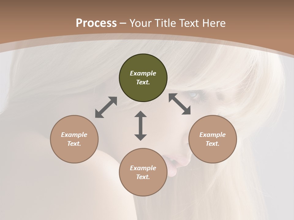 Back Desire Hair PowerPoint Template