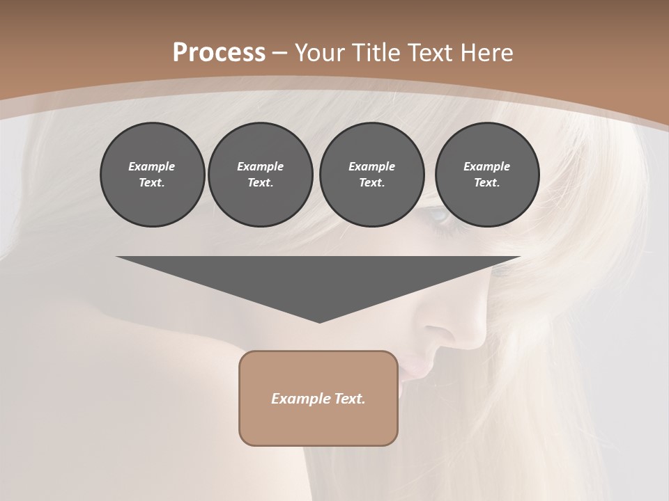 Back Desire Hair PowerPoint Template