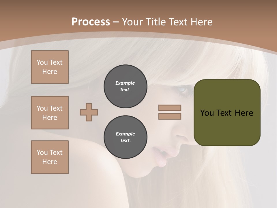 Back Desire Hair PowerPoint Template