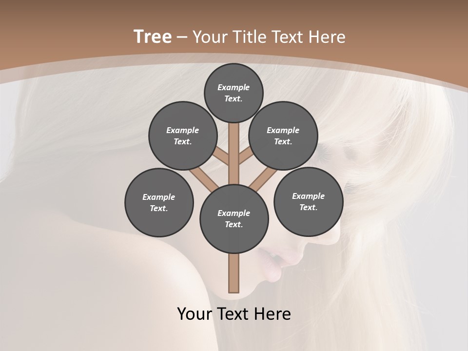Back Desire Hair PowerPoint Template
