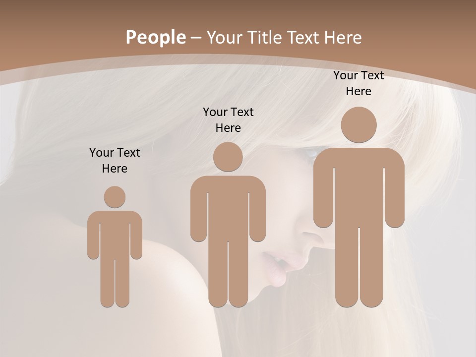 Back Desire Hair PowerPoint Template