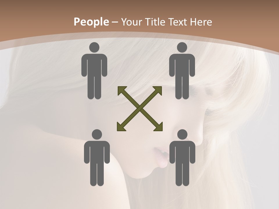 Back Desire Hair PowerPoint Template