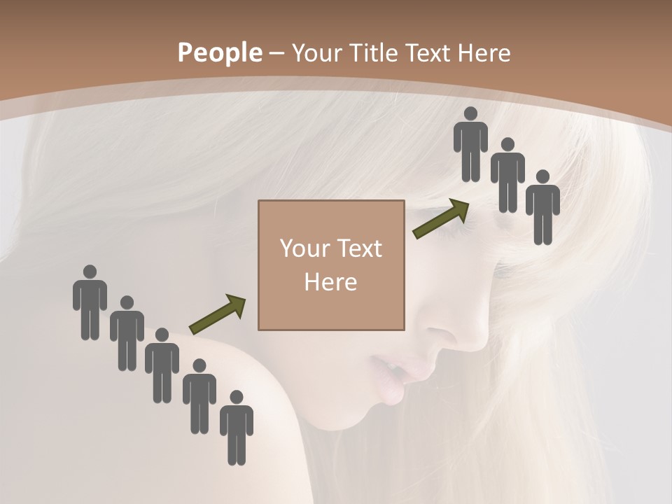 Back Desire Hair PowerPoint Template