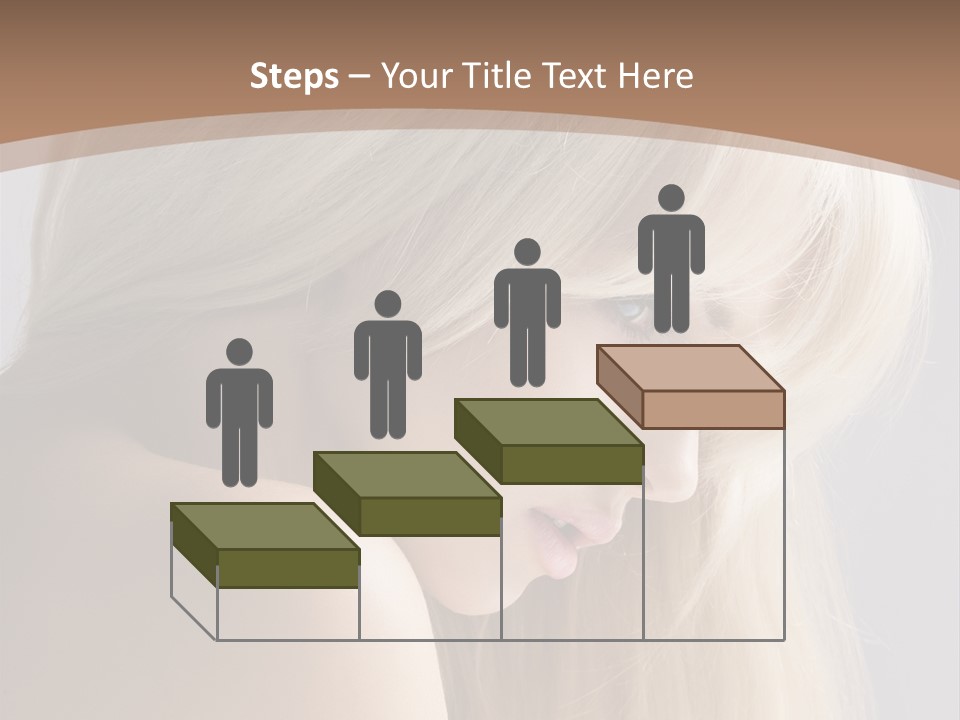 Back Desire Hair PowerPoint Template