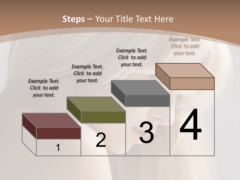 Back Desire Hair PowerPoint Template