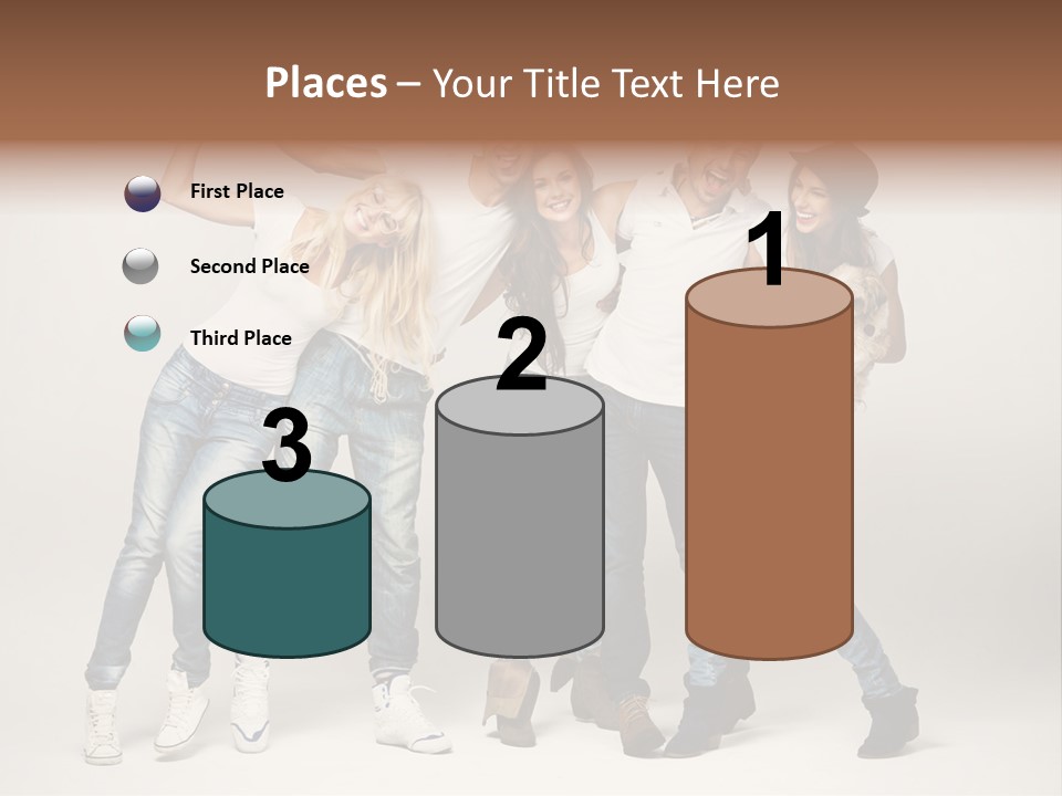 Walk Male Copy Space PowerPoint Template
