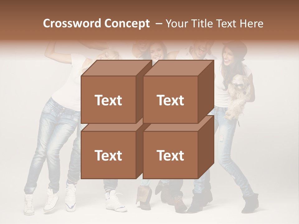 Walk Male Copy Space PowerPoint Template