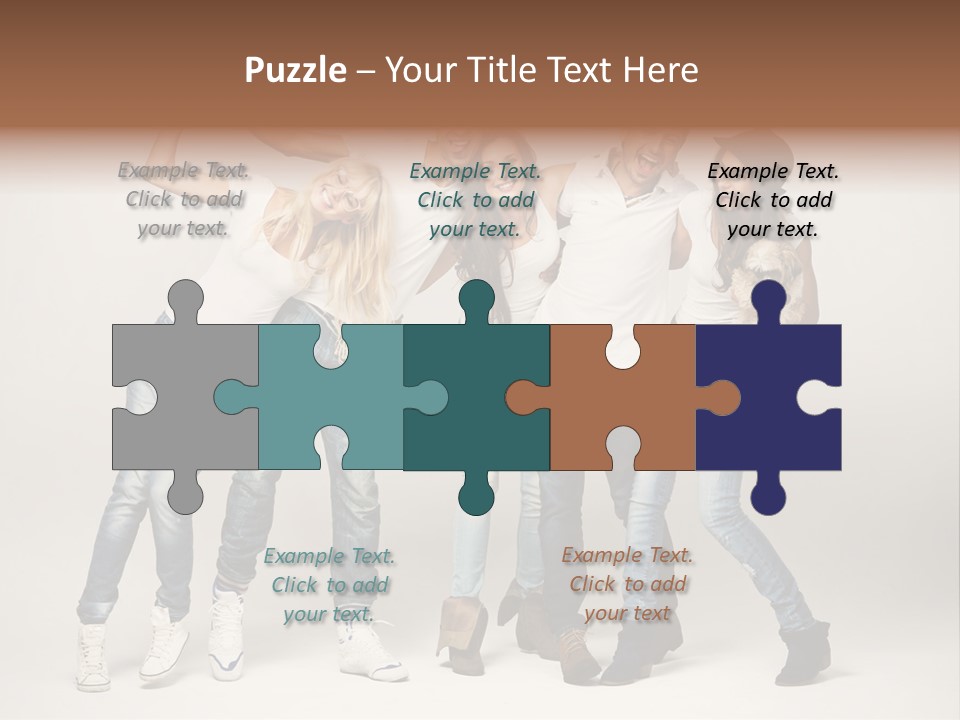 Walk Male Copy Space PowerPoint Template