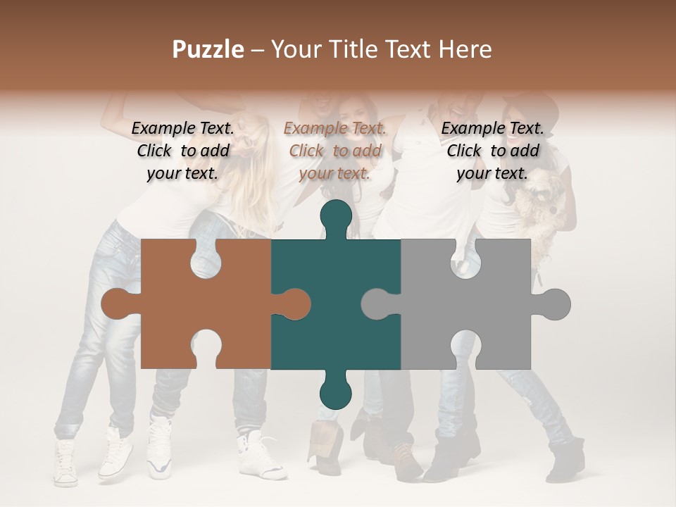 Walk Male Copy Space PowerPoint Template