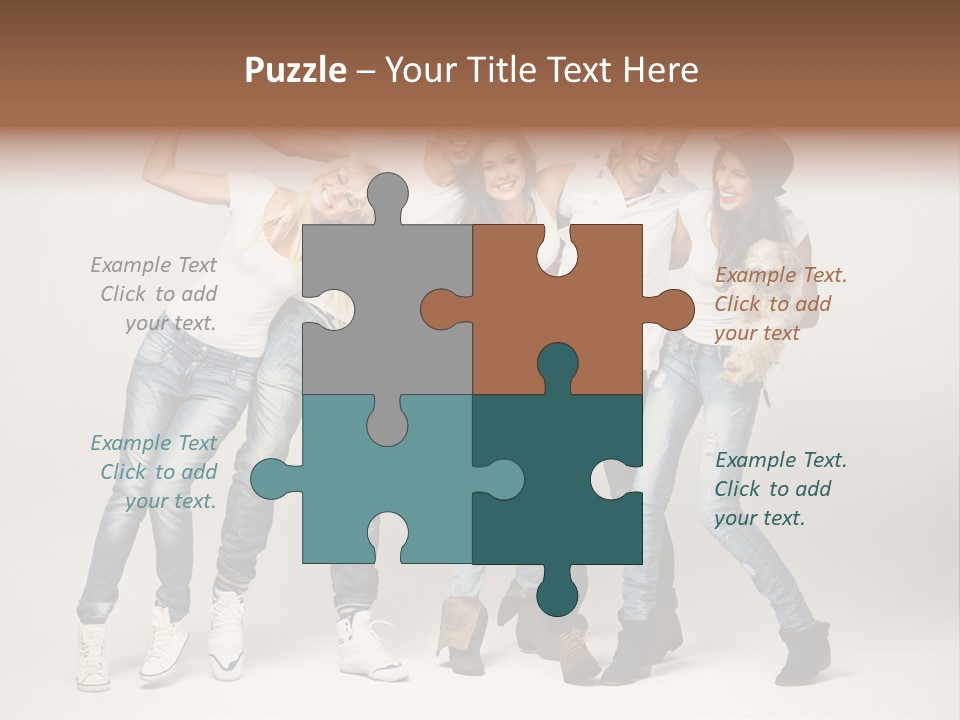 Walk Male Copy Space PowerPoint Template