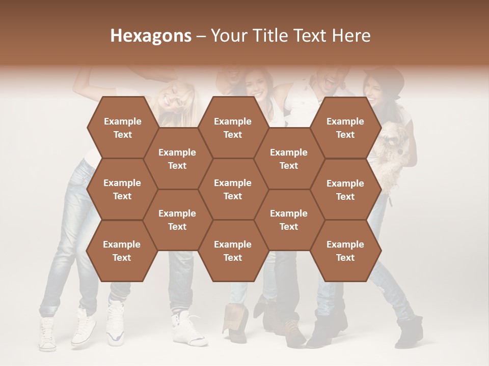 Walk Male Copy Space PowerPoint Template