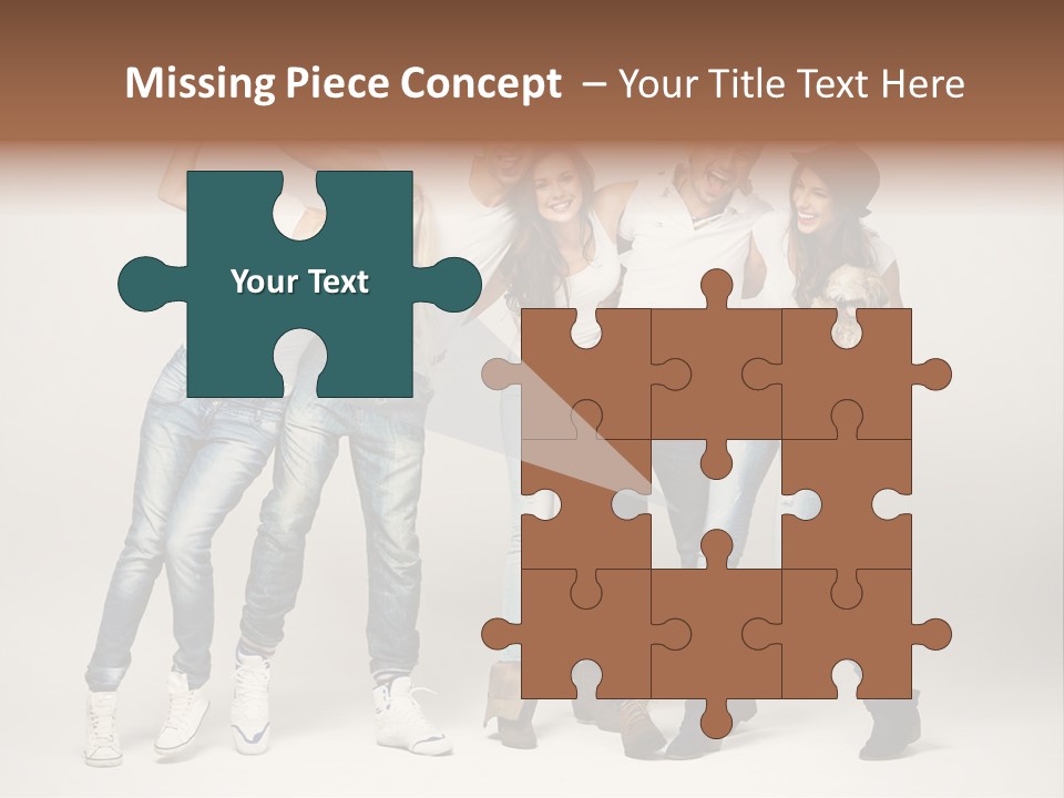 Walk Male Copy Space PowerPoint Template