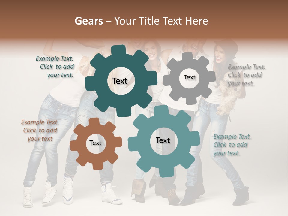 Walk Male Copy Space PowerPoint Template