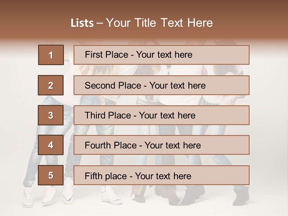 Walk Male Copy Space PowerPoint Template