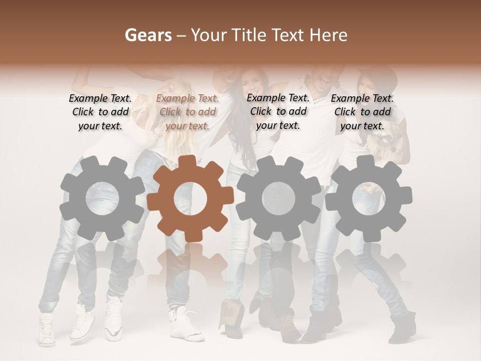 Walk Male Copy Space PowerPoint Template