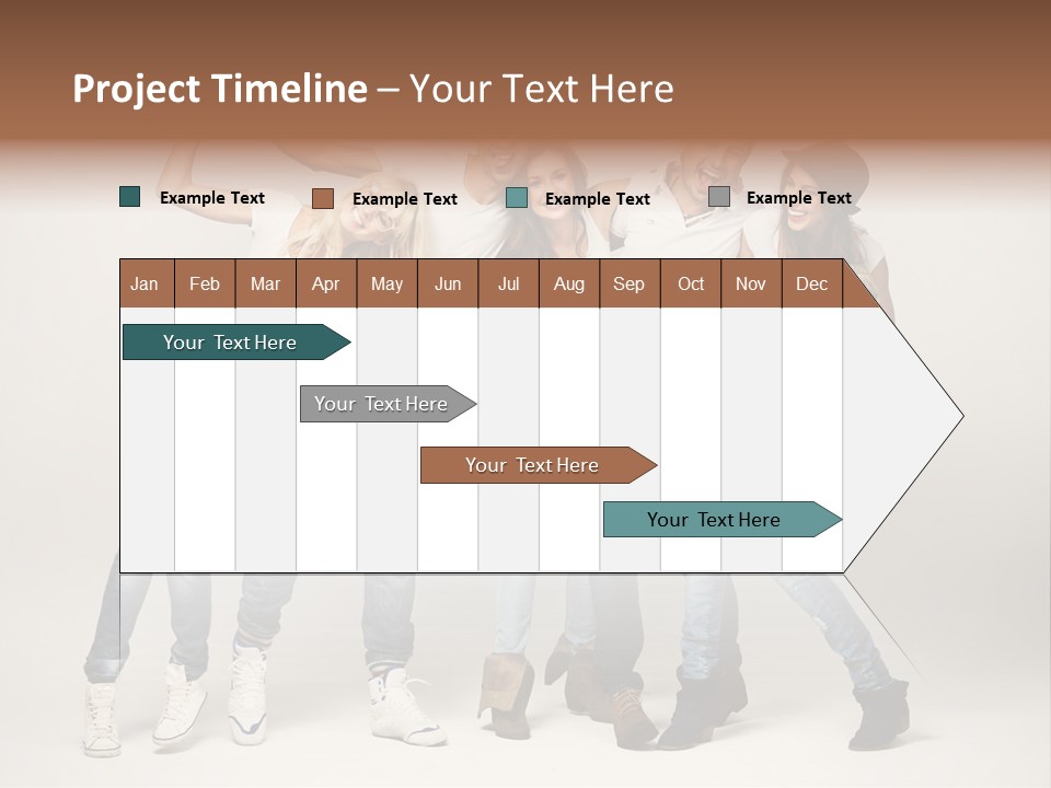 Walk Male Copy Space PowerPoint Template