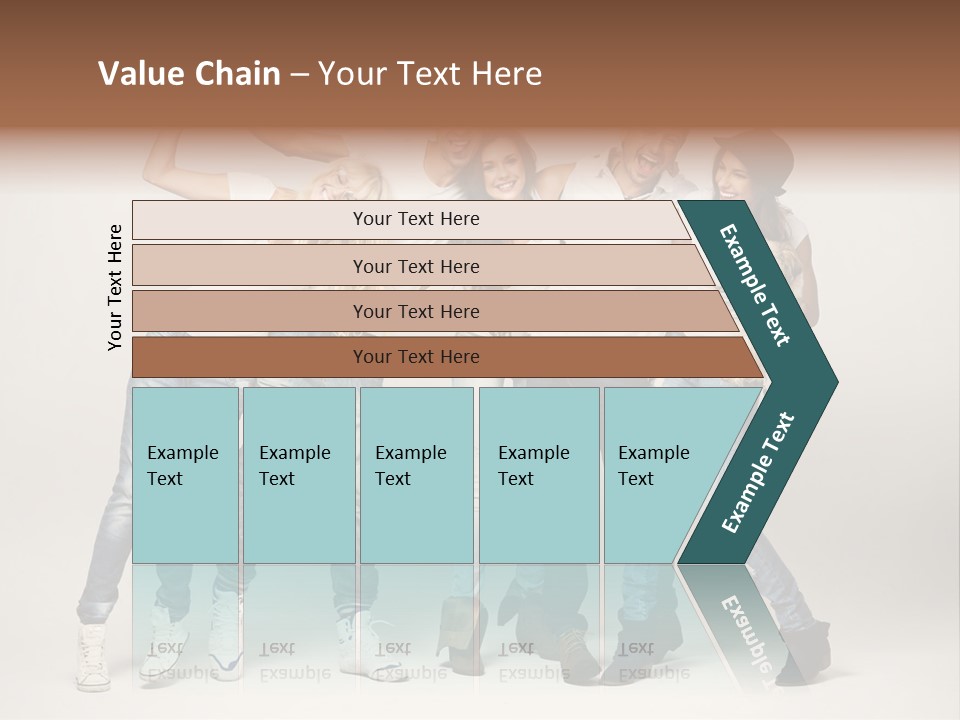 Walk Male Copy Space PowerPoint Template