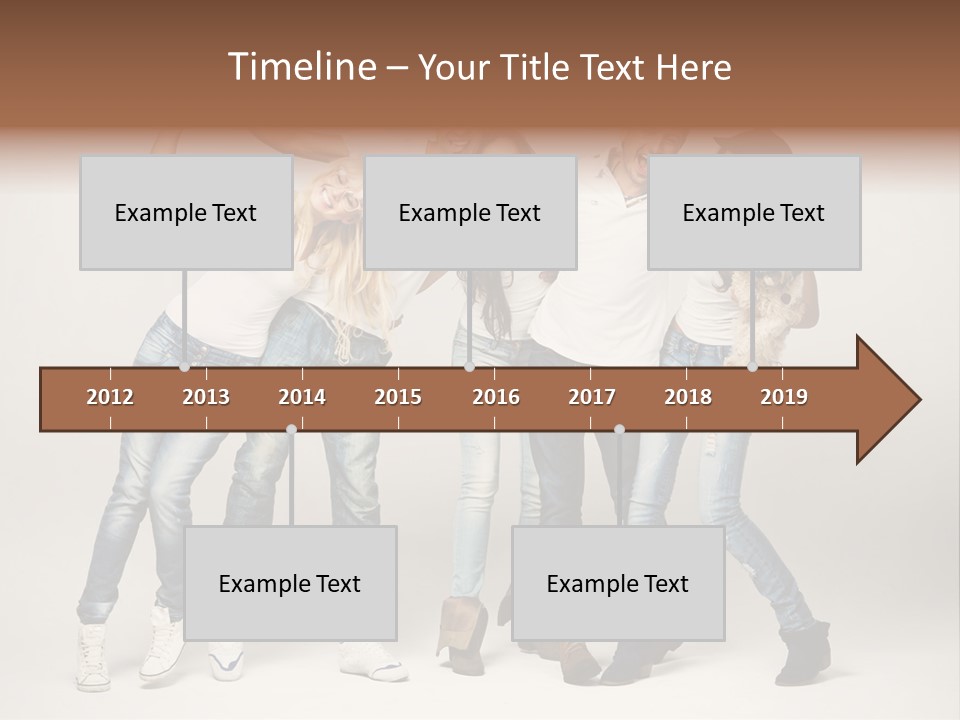 Walk Male Copy Space PowerPoint Template