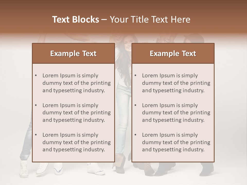 Walk Male Copy Space PowerPoint Template