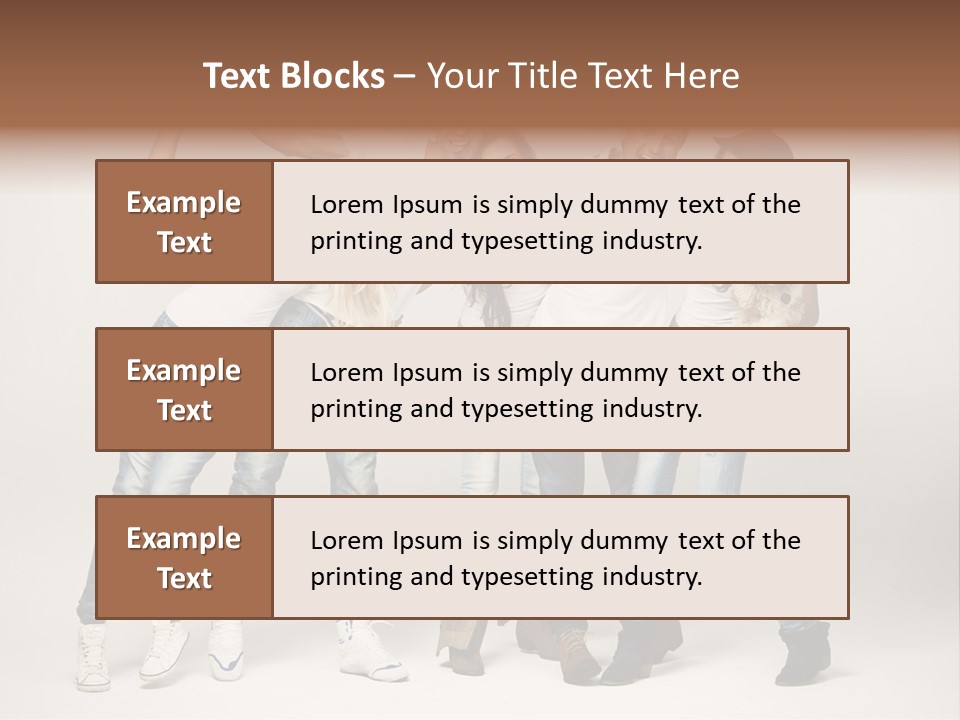 Walk Male Copy Space PowerPoint Template