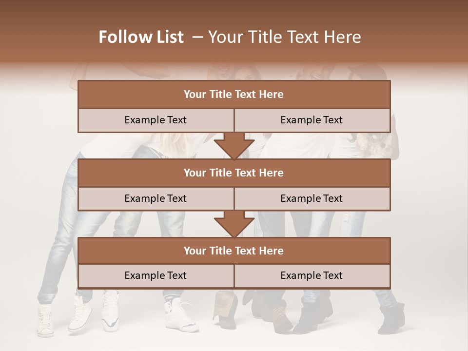 Walk Male Copy Space PowerPoint Template