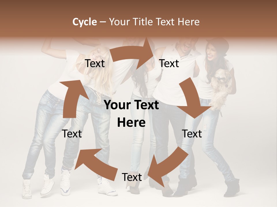 Walk Male Copy Space PowerPoint Template