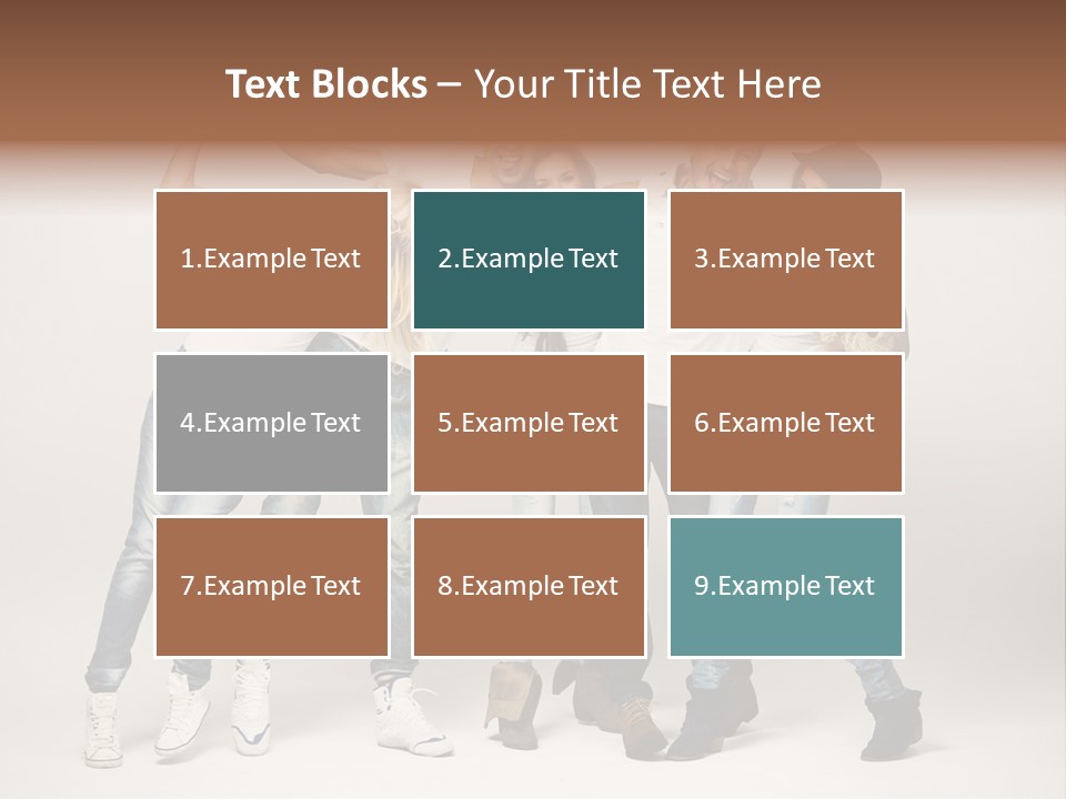 Walk Male Copy Space PowerPoint Template