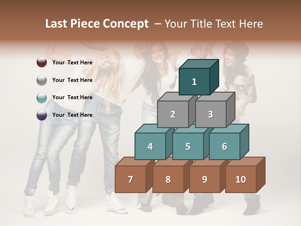 Walk Male Copy Space PowerPoint Template