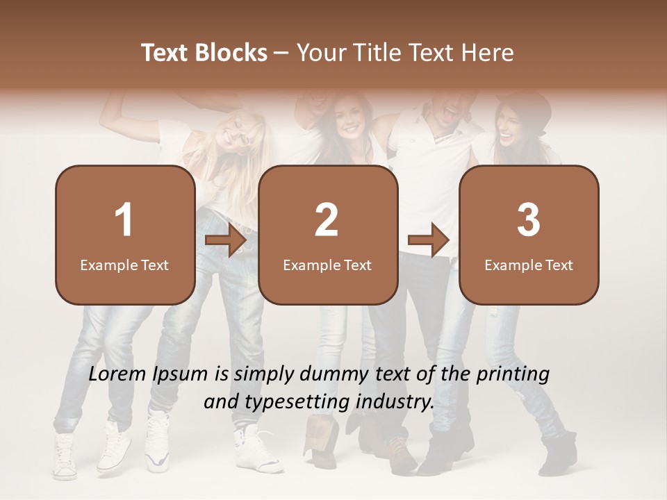 Walk Male Copy Space PowerPoint Template