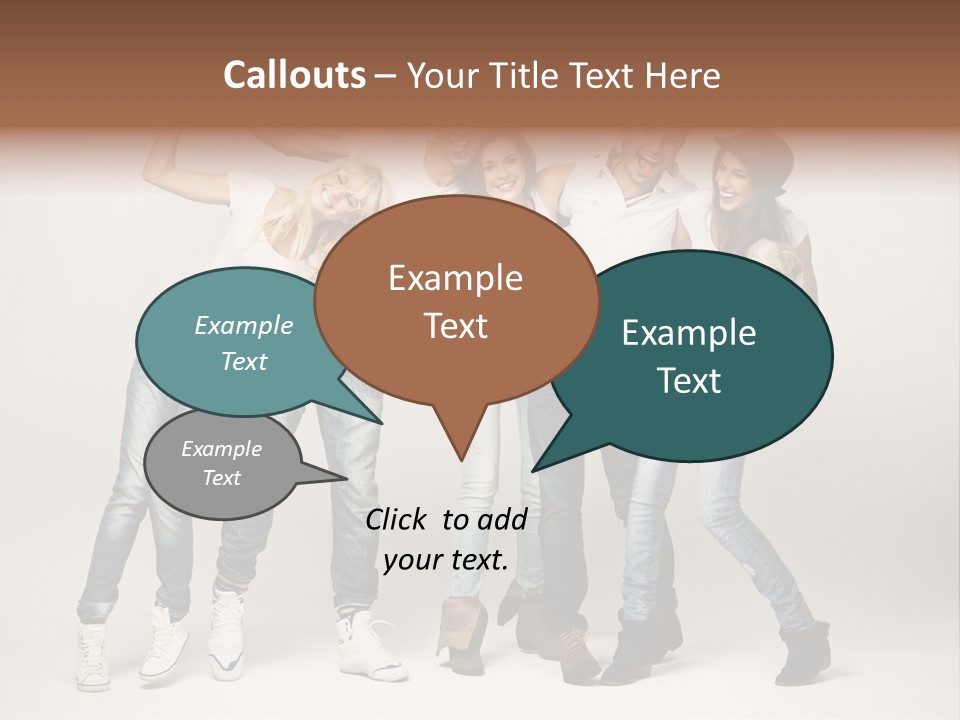 Walk Male Copy Space PowerPoint Template