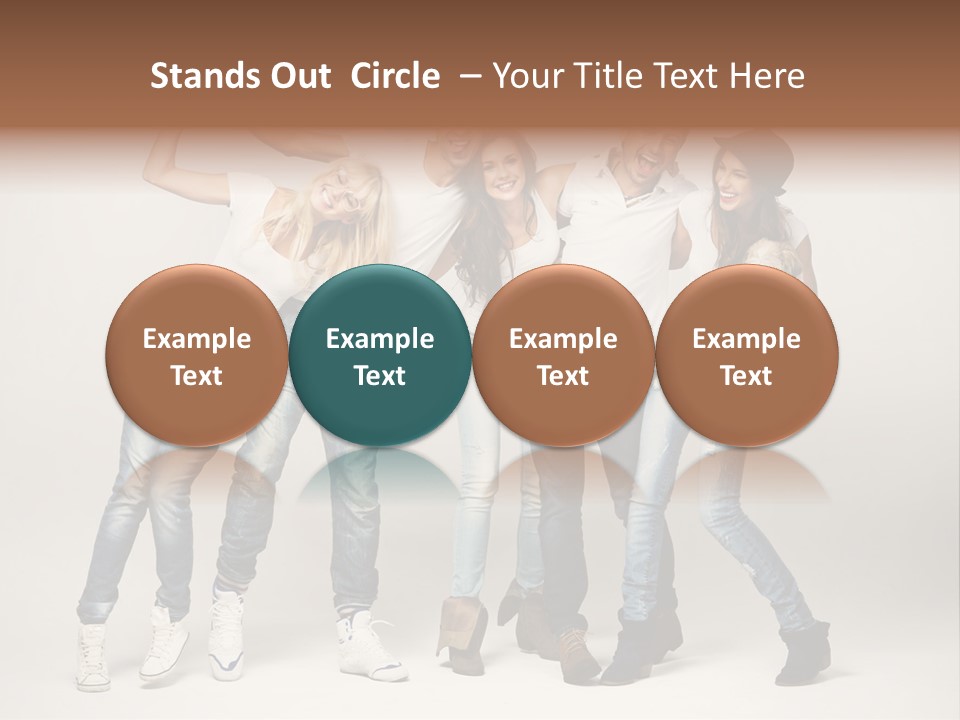 Walk Male Copy Space PowerPoint Template