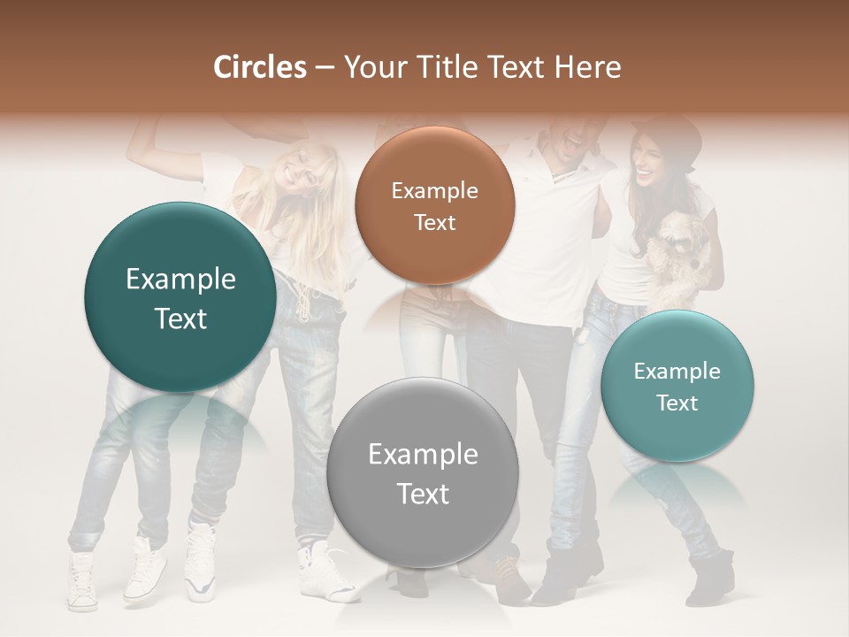 Walk Male Copy Space PowerPoint Template