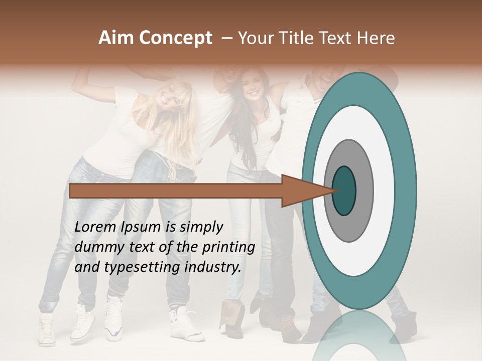 Walk Male Copy Space PowerPoint Template