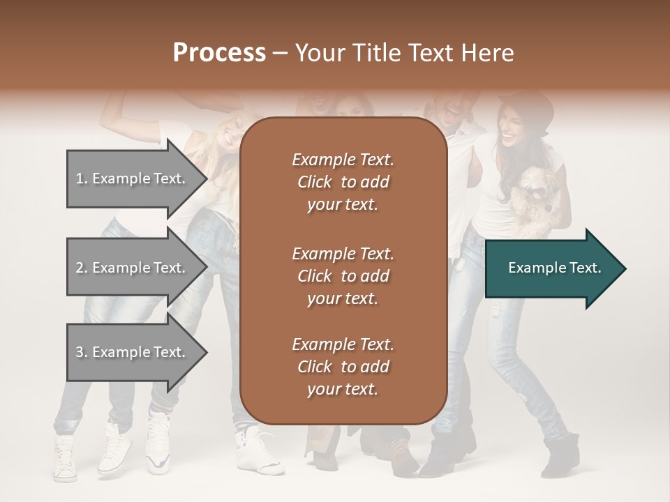 Walk Male Copy Space PowerPoint Template