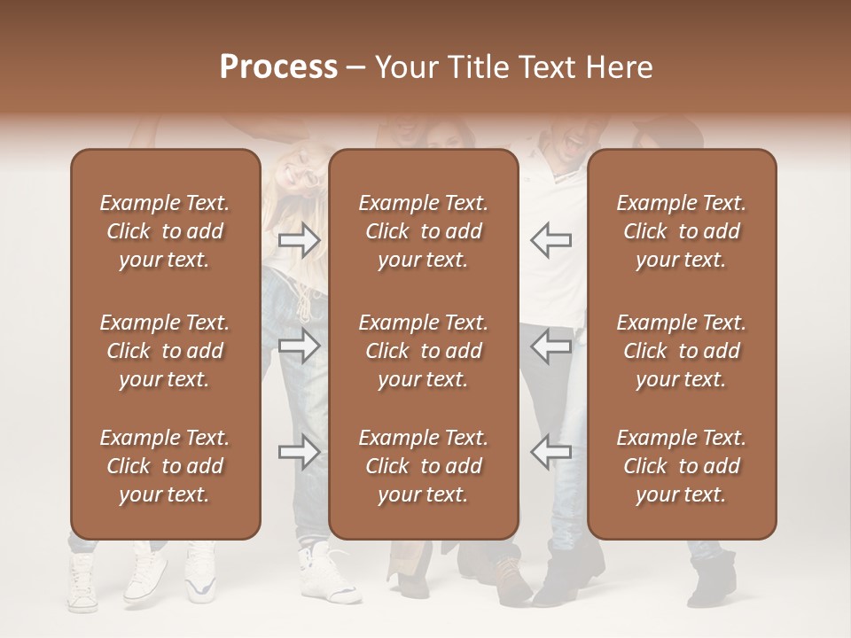 Walk Male Copy Space PowerPoint Template