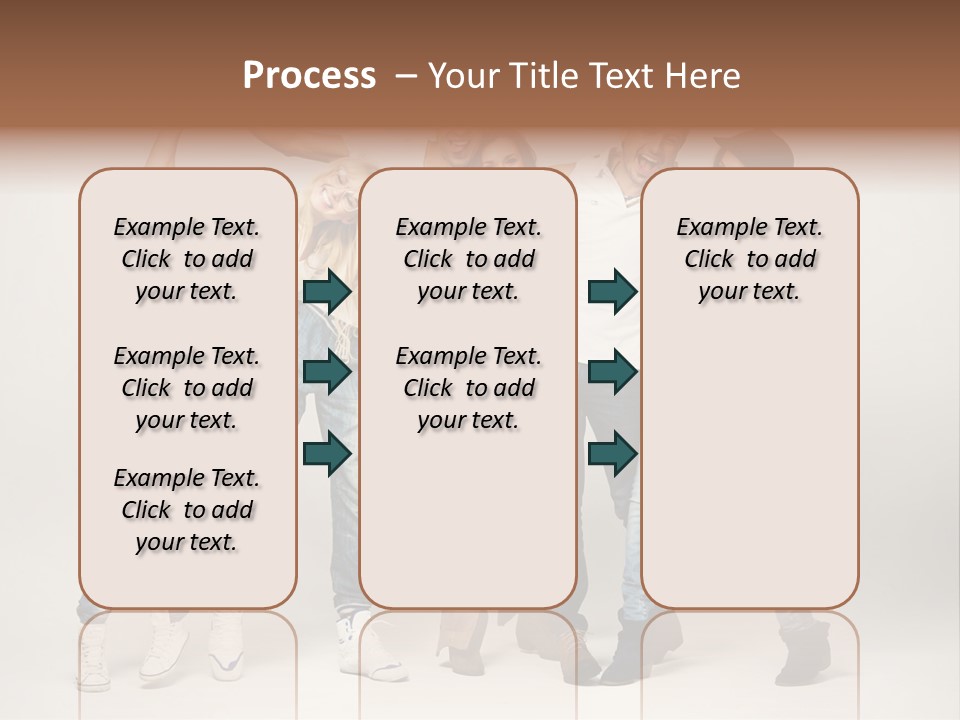 Walk Male Copy Space PowerPoint Template