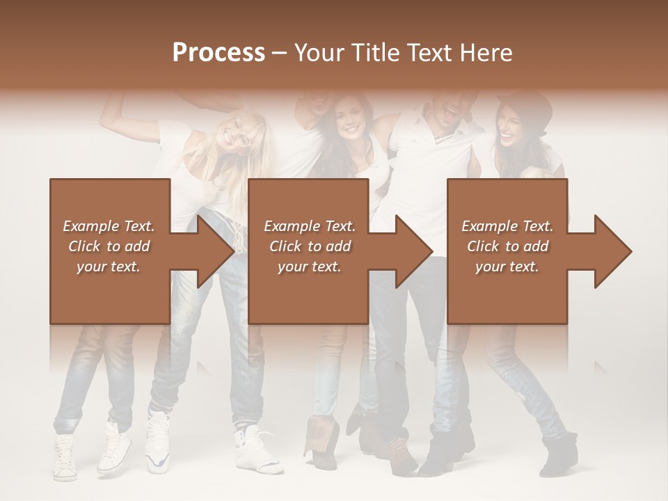 Walk Male Copy Space PowerPoint Template