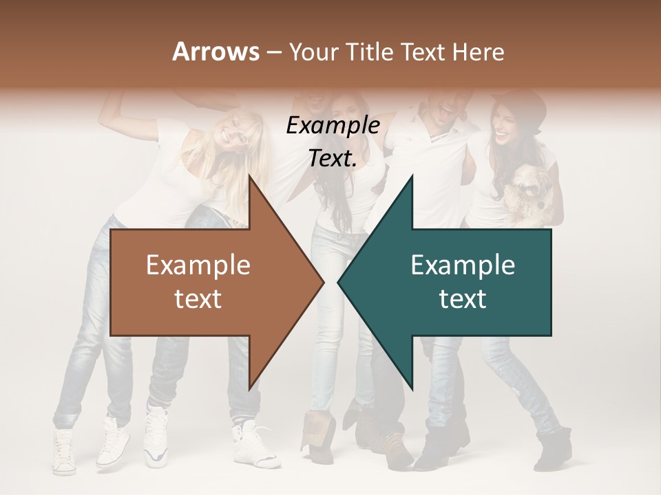 Walk Male Copy Space PowerPoint Template