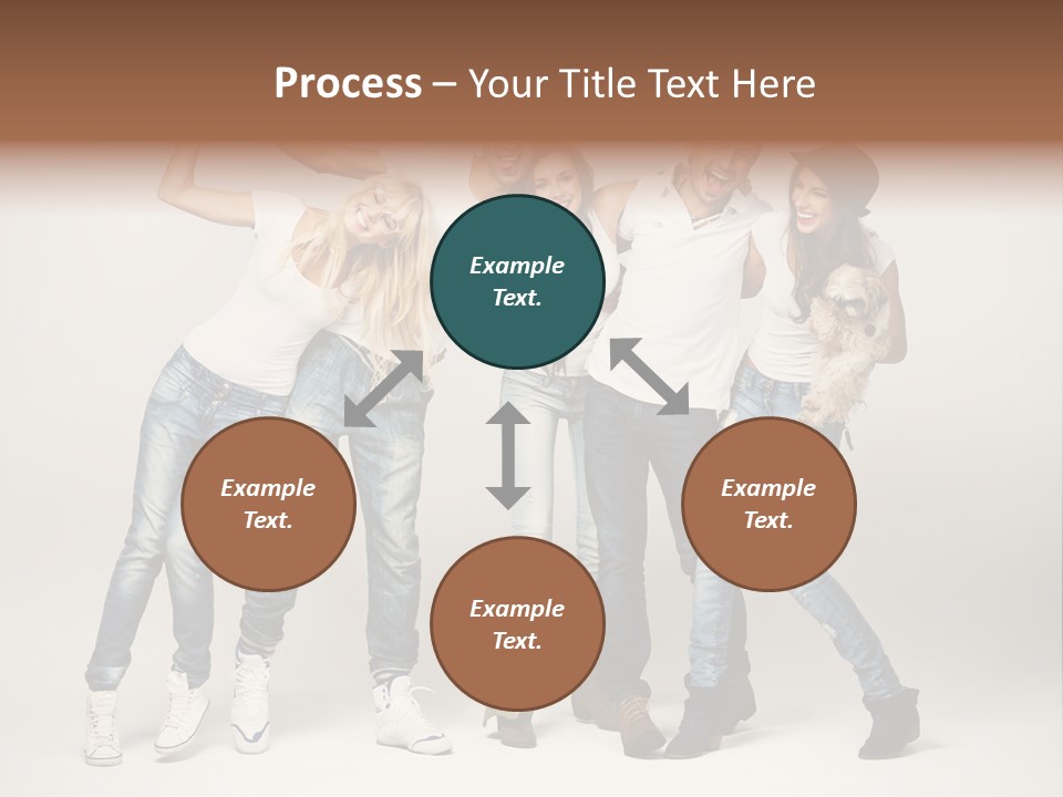 Walk Male Copy Space PowerPoint Template