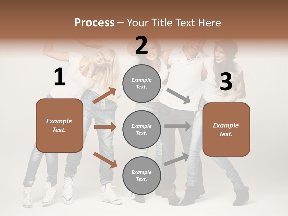 Walk Male Copy Space PowerPoint Template