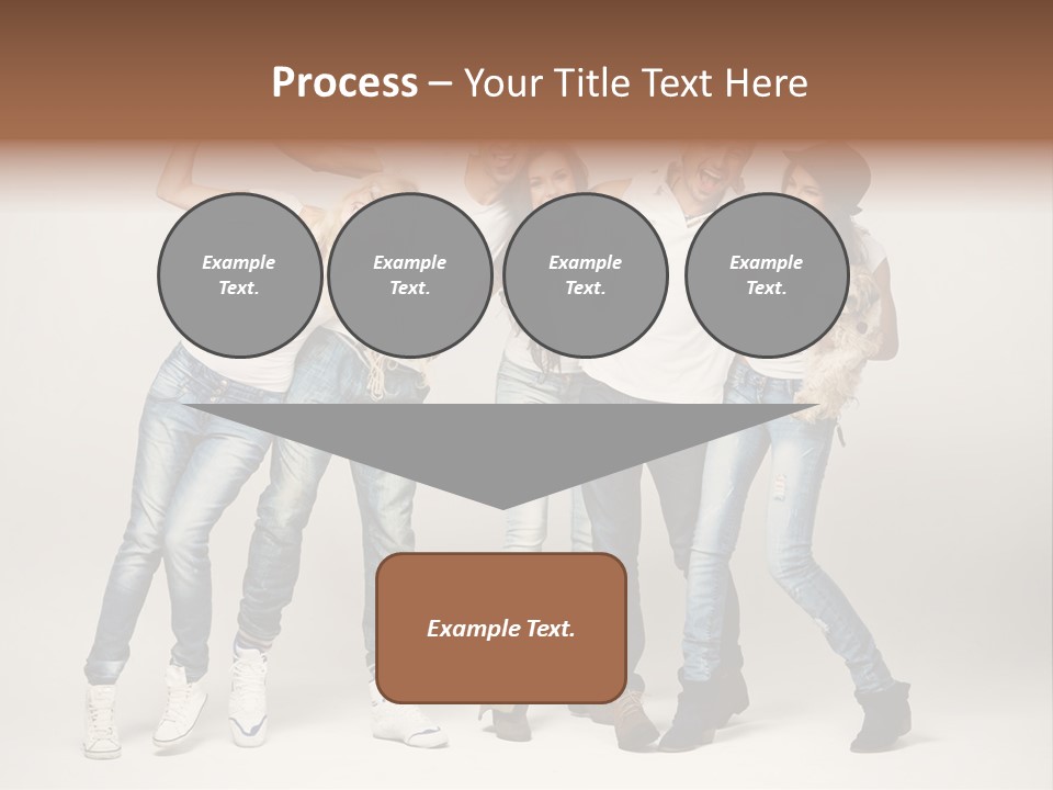 Walk Male Copy Space PowerPoint Template